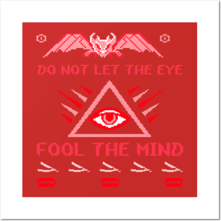 A Super Genius Don't Let the Eye Fool The Mind Posters and Art